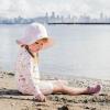 imageJAN ampamp JUL 50 UPF Cotton Sun Hat with Wide Brim for Toddler GirlsPink Stripes
