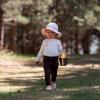 imageJAN ampamp JUL 50 UPF Cotton Sun Hat with Wide Brim for Toddler GirlsPrairie Flowers