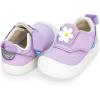 imageJAN ampamp JUL EasyOn Toddler ShoesPurple Daisy