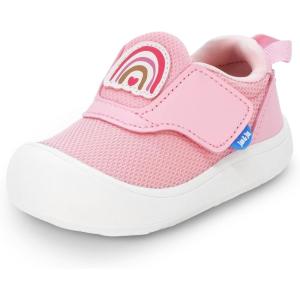 imageJAN ampamp JUL EasyOn Toddler ShoesPink Rainbow
