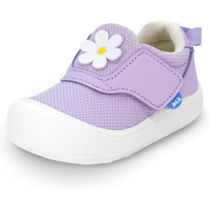 imageJAN ampamp JUL EasyOn Toddler ShoesPurple Daisy