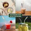imageGoodful 8 Piece Variety Pack Reusable Travel Stainless Steel Straw Set Travel Case Cleaning Brushes Removeable Silicone Tips Multi ColorAssorted