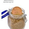 imageGoodful Brown Sugar Saver and Softener Disc with Elegant Leaf Design Multiple Uses for Food Storage Containers Reusable and Food Safe Terracotta 2 PackSugar Saver 2Pack