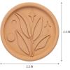 imageGoodful Brown Sugar Saver and Softener Disc with Elegant Leaf Design Multiple Uses for Food Storage Containers Reusable and Food Safe Terracotta 2 PackSugar Saver 2Pack
