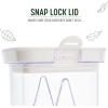 imageGoodful Brown Sugar Saver and Softener Disc with Elegant Leaf Design Multiple Uses for Food Storage Containers Reusable and Food Safe Terracotta 2 PackSugar Saver  Container