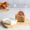 imageGoodful Brown Sugar Saver and Softener Disc with Elegant Leaf Design Multiple Uses for Food Storage Containers Reusable and Food Safe Terracotta 2 PackSugar Saver  Container