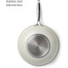 imageGoodful Ceramic Nonstick 11 Inch Grill Pan Dishwasher Safe Pots and Pans Comfort Grip Stainless Steel Handle Made without PFOA Griddle CreamCream