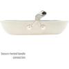 imageGoodful Ceramic Nonstick 11 Inch Grill Pan Dishwasher Safe Pots and Pans Comfort Grip Stainless Steel Handle Made without PFOA Griddle CreamCream