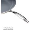 imageGoodful Ceramic Nonstick 11 Inch Grill Pan Dishwasher Safe Pots and Pans Comfort Grip Stainless Steel Handle Made without PFOA Griddle CreamCream
