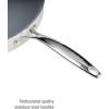 imageGoodful Ceramic Nonstick 11 Inch Grill Pan Dishwasher Safe Pots and Pans Comfort Grip Stainless Steel Handle Made without PFOA Griddle CreamCream