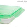 imageGoodful Double Wall Insulated Yogurt Container Leak Proof Food Storage Snack Container with Reusable Plastic Spoon Microwave Safe Dishwasher safe Freezer Safe 14Ounce GreenSquare Lunch Container