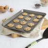 imageGoodful Nonstick Round Cake Pan Set Heavy Duty Carbon Steel with Quick Release Coating Made without PFOA Dishwasher Safe 2Pack Bakeware Set 9Inch Champagne GoldGray