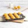 imageGoodful Nonstick Round Cake Pan Set Heavy Duty Carbon Steel with Quick Release Coating Made without PFOA Dishwasher Safe 2Pack Bakeware Set 9Inch Champagne GoldGray