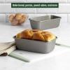imageGoodful Nonstick Round Cake Pan Set Heavy Duty Carbon Steel with Quick Release Coating Made without PFOA Dishwasher Safe 2Pack Bakeware Set 9Inch Champagne GoldGray