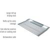 imageGoodful Roll Away Multipurpose Dish Drying Rack Cooling Mat Trivet Easy Storage Dishwasher Safe Medium GrayLarge