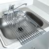 imageGoodful Roll Away Multipurpose Dish Drying Rack Cooling Mat Trivet Easy Storage Dishwasher Safe Medium GrayLarge