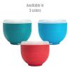 imageGoodful Silicone Popcorn Popper Collapsible Hot Air Microwavable Popcorn Maker Bowl Made without BPA BlueBlue