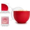 imageGoodful Silicone Popcorn Popper Collapsible Hot Air Microwavable Popcorn Maker Bowl Made without BPA BlueRed
