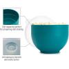 imageGoodful Silicone Popcorn Popper Collapsible Hot Air Microwavable Popcorn Maker Bowl Made without BPA BlueTeal