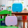 imageGoodful Stackable Lunch Box Container Bento Style Food Storage with Removeable Compartments for Sandwich Snacks Toppings ampamp Dressing LeakProof and Made without BPA 56Ounce BlushBlush