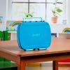 imageGoodful Stackable Lunch Box Container Bento Style Food Storage with Removeable Compartments for Sandwich Snacks Toppings ampamp Dressing LeakProof and Made without BPA 56Ounce BlushBlue