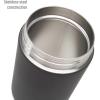 imageGoodful Stainless Steel Food Jar Double Wall Vacuum Sealed Insulated Food Storage Container with Carry Handle Lid 16Ounce BlushGray