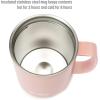 imageGoodful Travel Mug Stainless Steel Insulated Double Wall Vacuum Sealed Coffee Cup with Leak Proof Lid 14 Ounce GrayApricot Blush