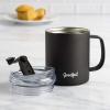 imageGoodful Travel Mug Stainless Steel Insulated Double Wall Vacuum Sealed Coffee Cup with Leak Proof Lid 14 Ounce GrayGray