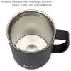 imageGoodful Travel Mug Stainless Steel Insulated Double Wall Vacuum Sealed Coffee Cup with Leak Proof Lid 14 Ounce GrayGray
