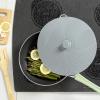 imageGoodful Universal Silicone Lids for Pots and Pans Heat Safe Reusable Suction Seal Covers for Bowls Pots Cups Food Grade Dishwasher Safe 3 Piece Gray Green and Sage