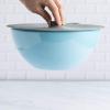 imageGoodful Universal Silicone Lids for Pots and Pans Heat Safe Reusable Suction Seal Covers for Bowls Pots Cups Food Grade Dishwasher Safe 3 Piece Gray Green and Sage