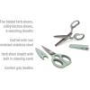 imageGoodful Utility Kitchen Shear and 5Blade Herb Shear Set Premium Stainless Steel Blades with Protective Guards Comfort Grip Handles Builtin Herb Shear Cleaning Comb 2Piece Set Sage Green