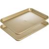 imageGoodful Nonstick Round Cake Pan Set Heavy Duty Carbon Steel with Quick Release Coating Made without PFOA Dishwasher Safe 2Pack Bakeware Set 9Inch Champagne GoldChampagne Gold