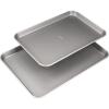 imageGoodful Nonstick Round Cake Pan Set Heavy Duty Carbon Steel with Quick Release Coating Made without PFOA Dishwasher Safe 2Pack Bakeware Set 9Inch Champagne GoldGray