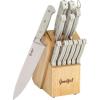 imageGoodful Premium Cutlery Steak Knife Set High Carbon Stainless Steel Full Tang Triple Riveted Handles 6Piece Cream14Piece