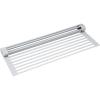 imageGoodful Roll Away Multipurpose Dish Drying Rack Cooling Mat Trivet Easy Storage Dishwasher Safe Medium GrayMedium