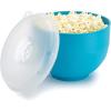 imageGoodful Silicone Popcorn Popper Collapsible Hot Air Microwavable Popcorn Maker Bowl Made without BPA BlueBlue