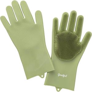 imageGoodful Silicone Kitchen Rubber Gloves Oversized Reusable WaterproofSage