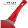 imageGoodful 11Inch AllinOne Nonstick Cast Pan 44Quart Capacity Multipurpose Dishwasher Safe Crimson Red