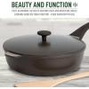 imageGoodful 11Inch AllinOne Nonstick Cast Pan 44Quart Capacity Multipurpose Dishwasher Safe Lilac FrostGraphite