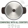 imageGoodful 11Inch AllinOne Nonstick Cast Pan 44Quart Capacity Multipurpose Dishwasher Safe Lilac FrostGraphite