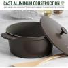imageGoodful 11Inch AllinOne Nonstick Cast Pan 44Quart Capacity Multipurpose Dishwasher Safe Lilac FrostGraphite
