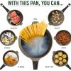 imageGoodful 11Inch AllinOne Nonstick Cast Pan 44Quart Capacity Multipurpose Dishwasher Safe Lilac FrostGraphite