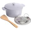 imageGoodful 11Inch AllinOne Nonstick Cast Pan 44Quart Capacity Multipurpose Dishwasher Safe Lilac FrostLilac Frost