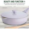 imageGoodful 11Inch AllinOne Nonstick Cast Pan 44Quart Capacity Multipurpose Dishwasher Safe Lilac FrostLilac Frost