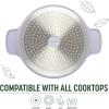 imageGoodful 11Inch AllinOne Nonstick Cast Pan 44Quart Capacity Multipurpose Dishwasher Safe Lilac FrostLilac Frost