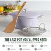 imageGoodful 11Inch AllinOne Nonstick Cast Pan 44Quart Capacity Multipurpose Dishwasher Safe Lilac FrostLilac Frost