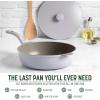 imageGoodful 11Inch AllinOne Nonstick Cast Pan 44Quart Capacity Multipurpose Dishwasher Safe Lilac FrostLilac Frost