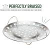 imageGoodful 11Inch AllinOne Nonstick Cast Pan 44Quart Capacity Multipurpose Dishwasher Safe Lilac FrostSage Green