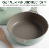 imageGoodful 11Inch AllinOne Nonstick Cast Pan 44Quart Capacity Multipurpose Dishwasher Safe Lilac FrostSage Green